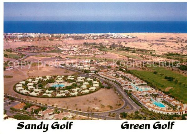 Maspalomas Fliegeraufnahme Aptos Sandy Golf Green