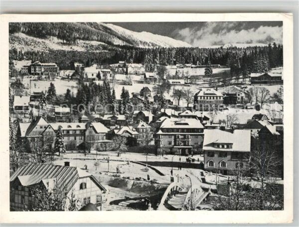Spindlermuehle Spindleruv Mlyn Winterlandschaft