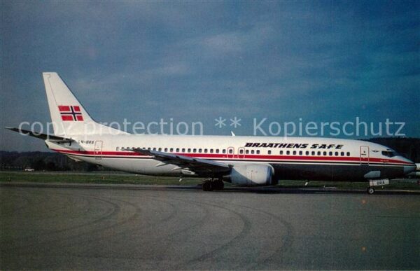 Flugzeuge Zivil Braathens S.A.F.E. Boeing 737-405 c/n 2