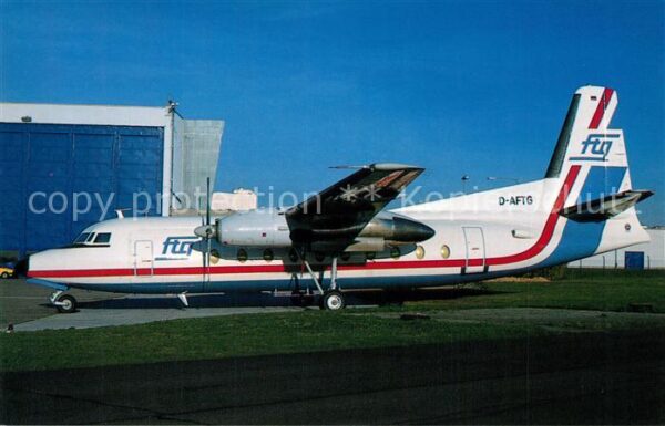 Flugzeuge Zivil FTG Fokker F 27-600 c/n 10450 D-AFTG