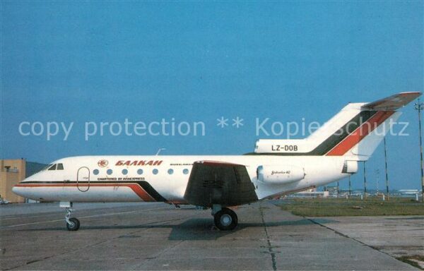 Flugzeuge Zivil Aviaexpress Balkan Yak-40 LZ-DOB c/n 93