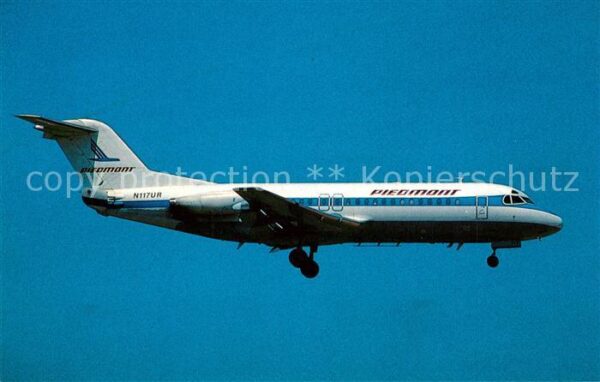 Flugzeuge Zivil Piedmont Airlines Fokker F-28-4000 N117