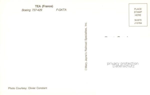 Flugzeuge Zivil TEA Boeing 737-429 F-GKTA – Bild 2