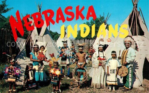 Indianer Native American Nebraska Chief Whitecalf