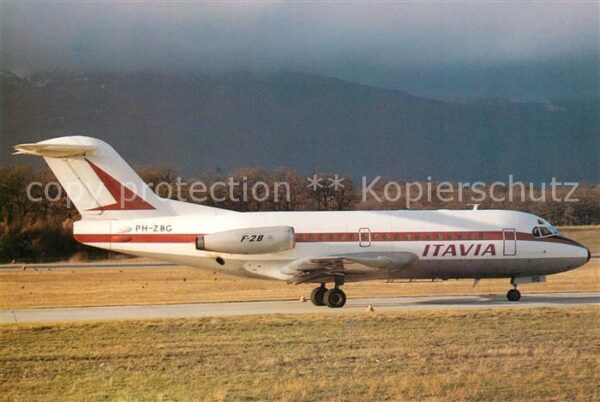 Flugzeuge Zivil Itavia Fokker F28-1000 PH-ZBG c/n 11027