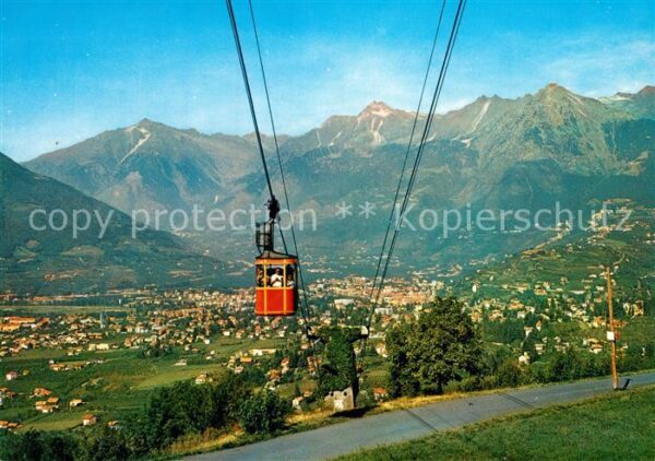 Seilbahn Haflinger Merano Teleferica di Avelengo