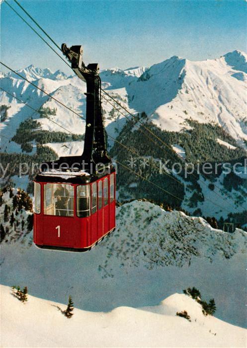 Seilbahn Walmendingerhorn Mittelberg Kleinwalser