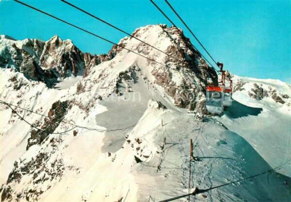 Seilbahn Valle d_Aosta Funivia Courmayeur Chamon