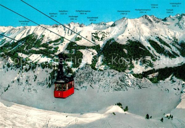 Seilbahn Walmendingerhorn Mittelberg Kleinwalser