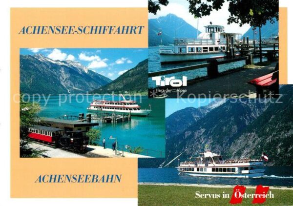 Motorschiffe Achenseeschifffahrt Achenseebahn
