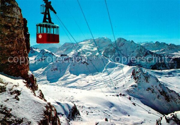 Seilbahn Funivia Passo Pordoi Dolomiti Marmolada