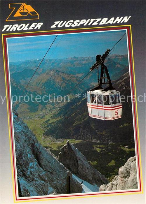 Seilbahn Tiroler Zugspitzbahn Ehrwald Lermoos