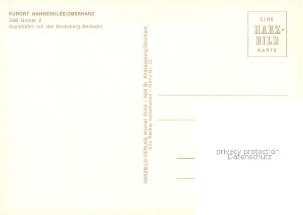 Seilbahn Bocksberg Hahnenklee – Bild 2