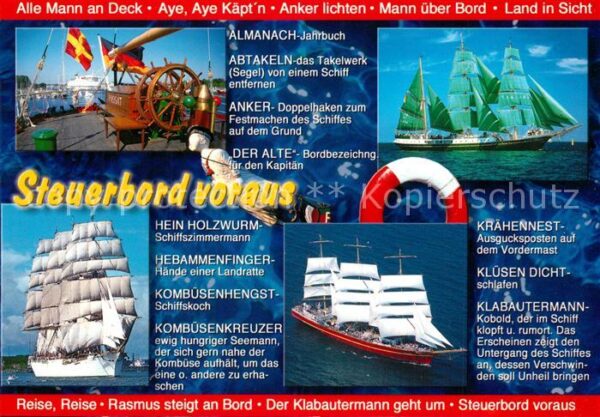 Segelschiffe Klabautermann Krähennest Almanach Hebam