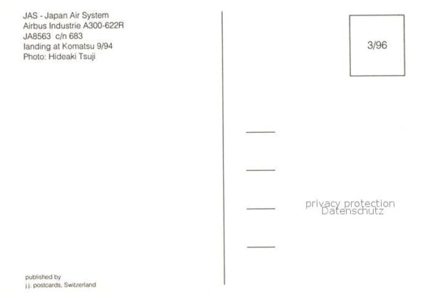 Flugzeuge Zivil JAS Japan Air System Airbus Industrie A – Bild 2