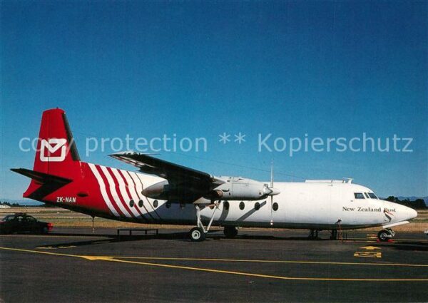 Flugzeuge Zivil New Zealand Posz Fokker F-27-500 ZK-NAN