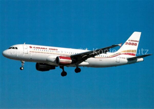 Flugzeuge Zivil Canada 3000 Airbus A-320-212 C-GVXB c/n