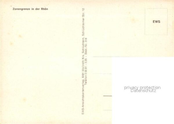 Grenze Douane Zoll Zonengrenze Eussenhausen-Meiningen Theo – Bild 2