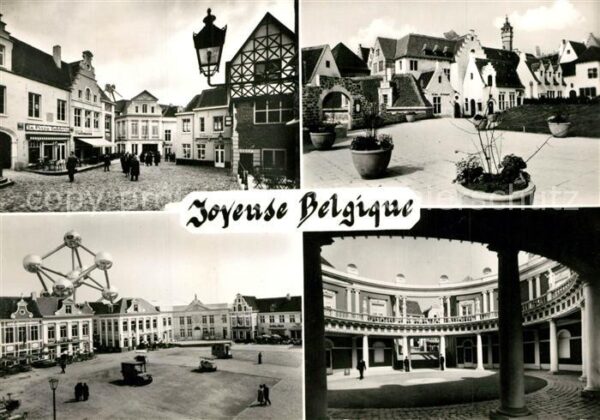 Exposition Universelle Bruxelles 1958 Belgique Joyeuse