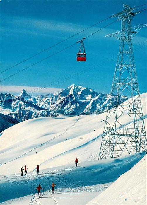 Seilbahn Flesch-Eggishorn Skigelände Kühboden Ma