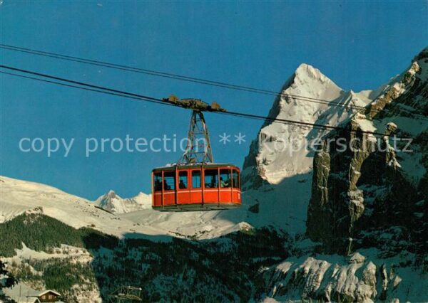 Seilbahn Schilthorn Mürren Eigernordwand