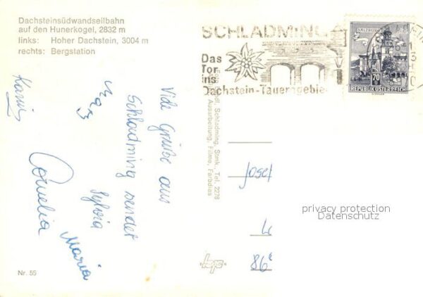 Seilbahn Dachsteinsüdwandbahn Hunerkogel Hoher D – Bild 2