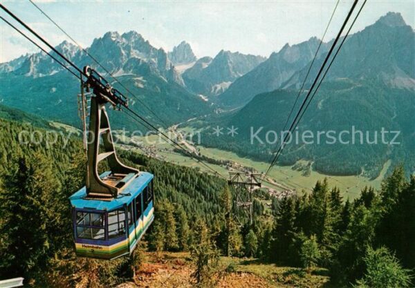 Seilbahn Sexten Helmbahn Sesto Funivia Monte Elm