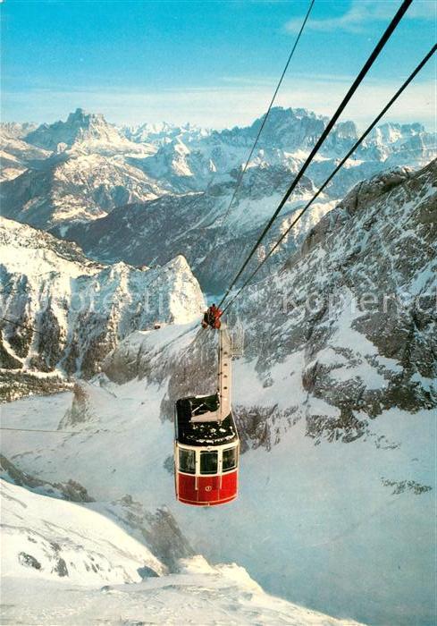 Seilbahn Funivia della Marmolada Pelmo Civetta D