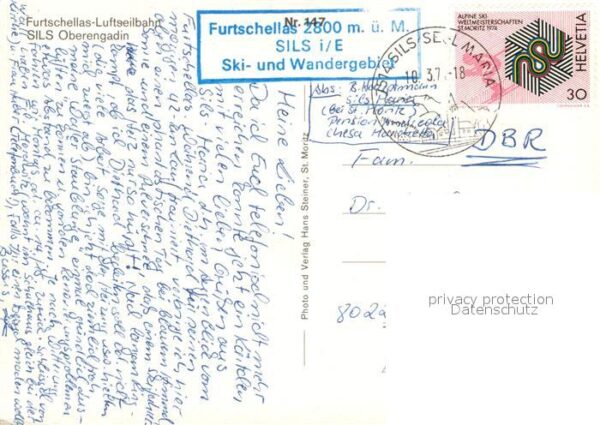 Seilbahn Furtschellas Sils Oberengadin – Bild 2