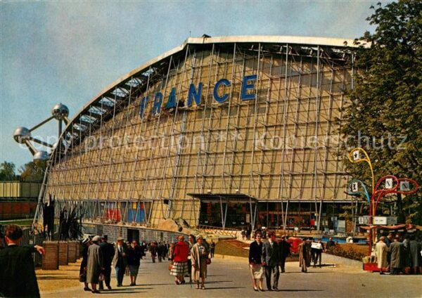 Exposition Universelle Bruxelles 1958 Pavillon de la France