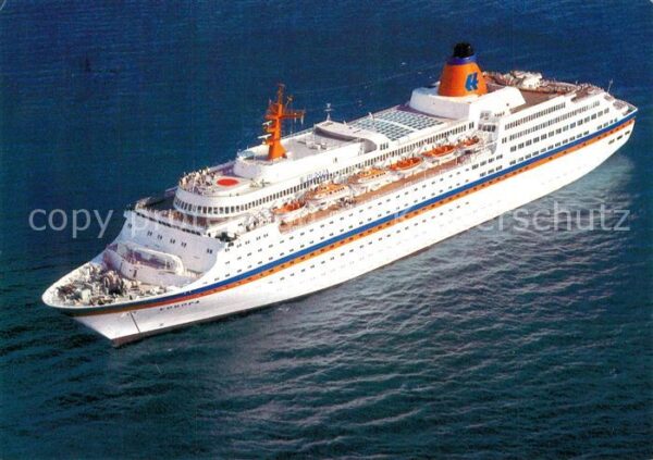 Schiffe Ships Navires MS Europa Fliegeraufnahme