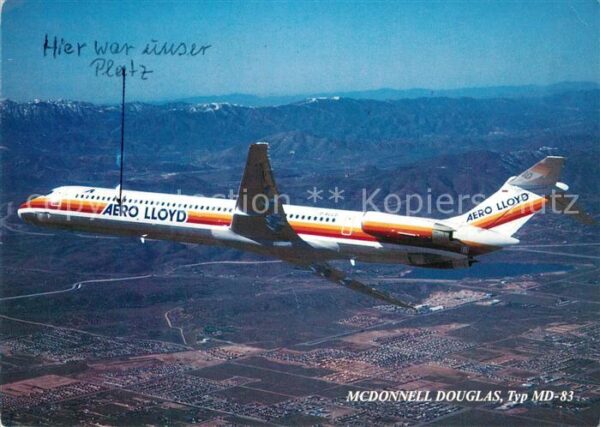 Flugzeuge Zivil Aero Lloyd McDonnell Douglas Typ MD-83