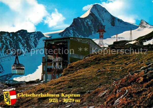 Seilbahn Gletscherbahnen Kaprun Bergstation Kitz