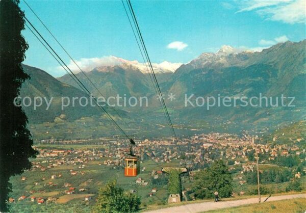 Seilbahn Haflinger Meran Teleferica di Avelengo