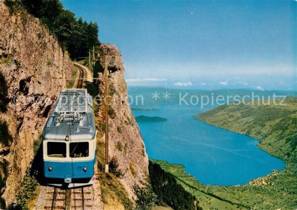 Zahnradbahn Arth-Rigi-Bahn Kräbelwand Zugersee