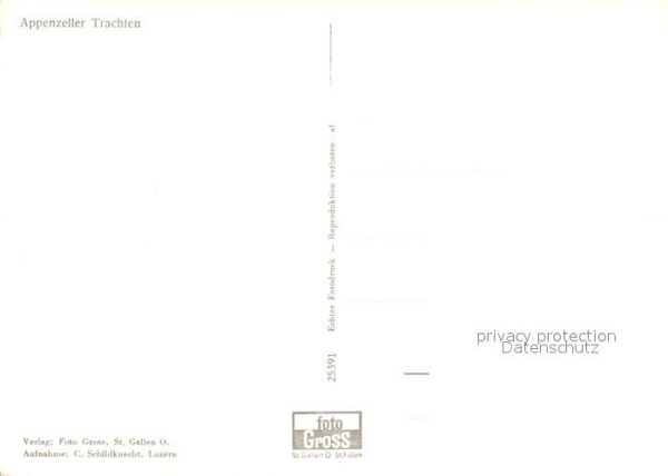 Trachten Schweiz Appenzell – Bild 2