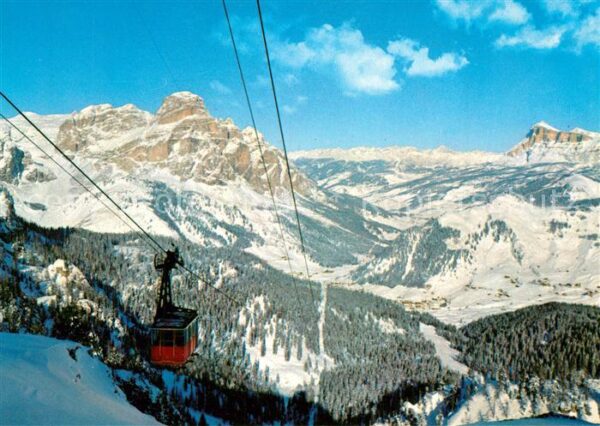 Seilbahn Funivia Boe Alta Val Badia Dolomiti