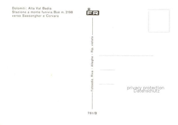 Seilbahn Funivia Boe Alta Val Badia Dolomiti – Bild 2