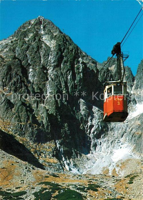 Seilbahn Vysoke Tatry Skalnata Dolina Hohe Tatra