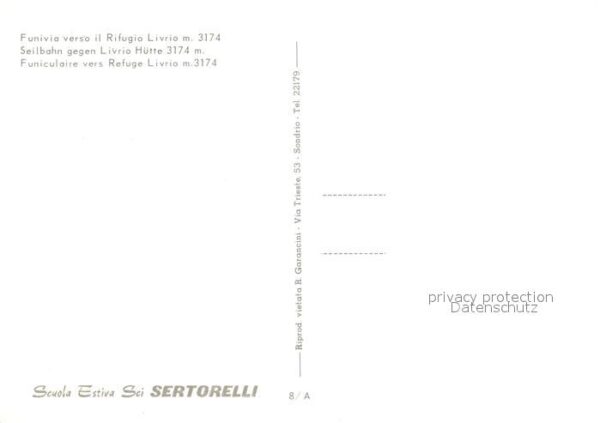 Seilbahn Funivia Rifugio Livrio – Bild 2