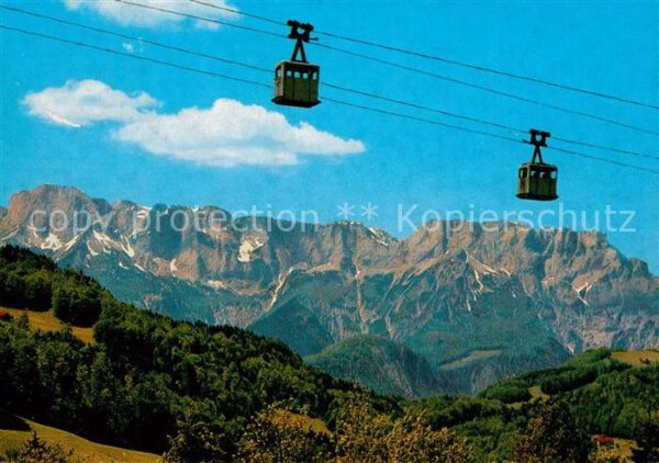 Seilbahn Salzberg Dürrnberg Hallein Untersberg