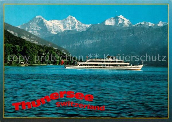Motorschiffe Blümlisalp Thunersee Eiger Mönch Jungfr