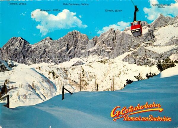 Seilbahn Gletscherbahn Ramsau Dachstein