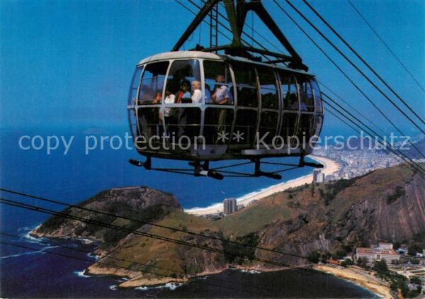 Seilbahn Bondinho Aereo Pao de Acucar Rio de Jan