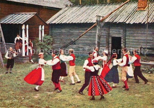 Tanz Taenzer Suomi Finland Folkstänzer