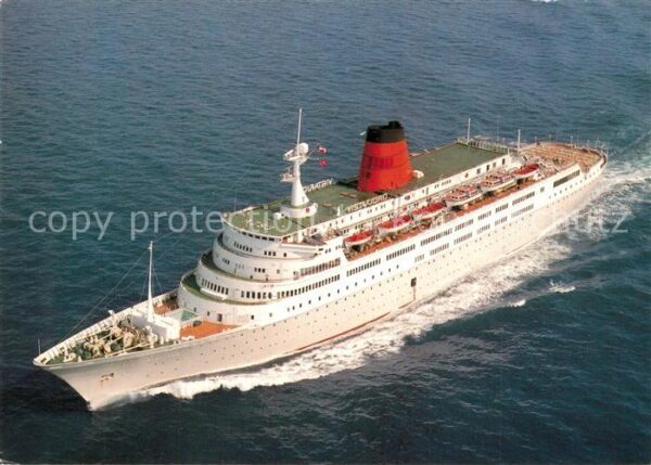 Schiffe Ships Navires Cunard Vistafjord