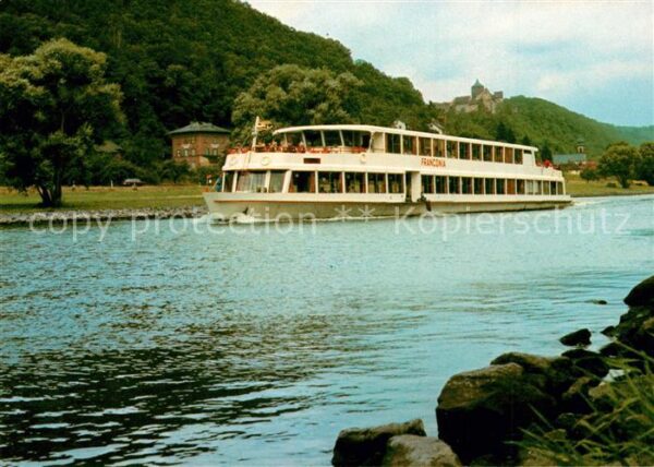 Motorschiffe Salonschiff Franconia Burg Rothenfels