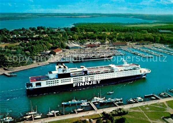 Schiffe Ships Navires Passagierfährschiff Finnjet Travemünde