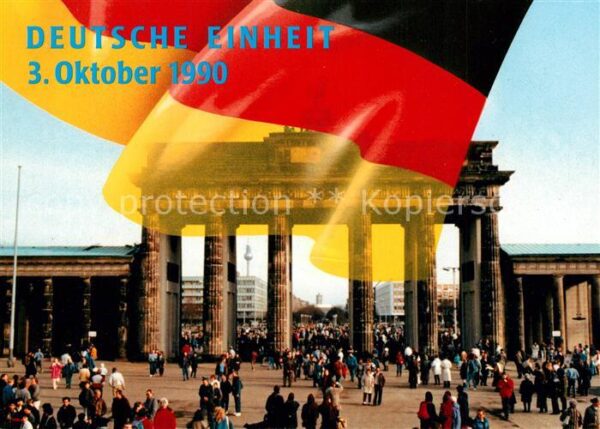 Brandenburgertor Berlin Deutsche Einheit 3. Oktober 1990
