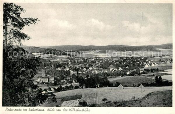 Neuenrade Blick von der Wilhelmshöhe